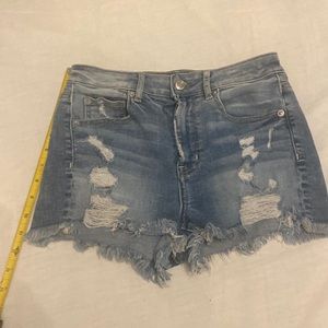 American Eagle Distressed Jean Shorts Size 4
